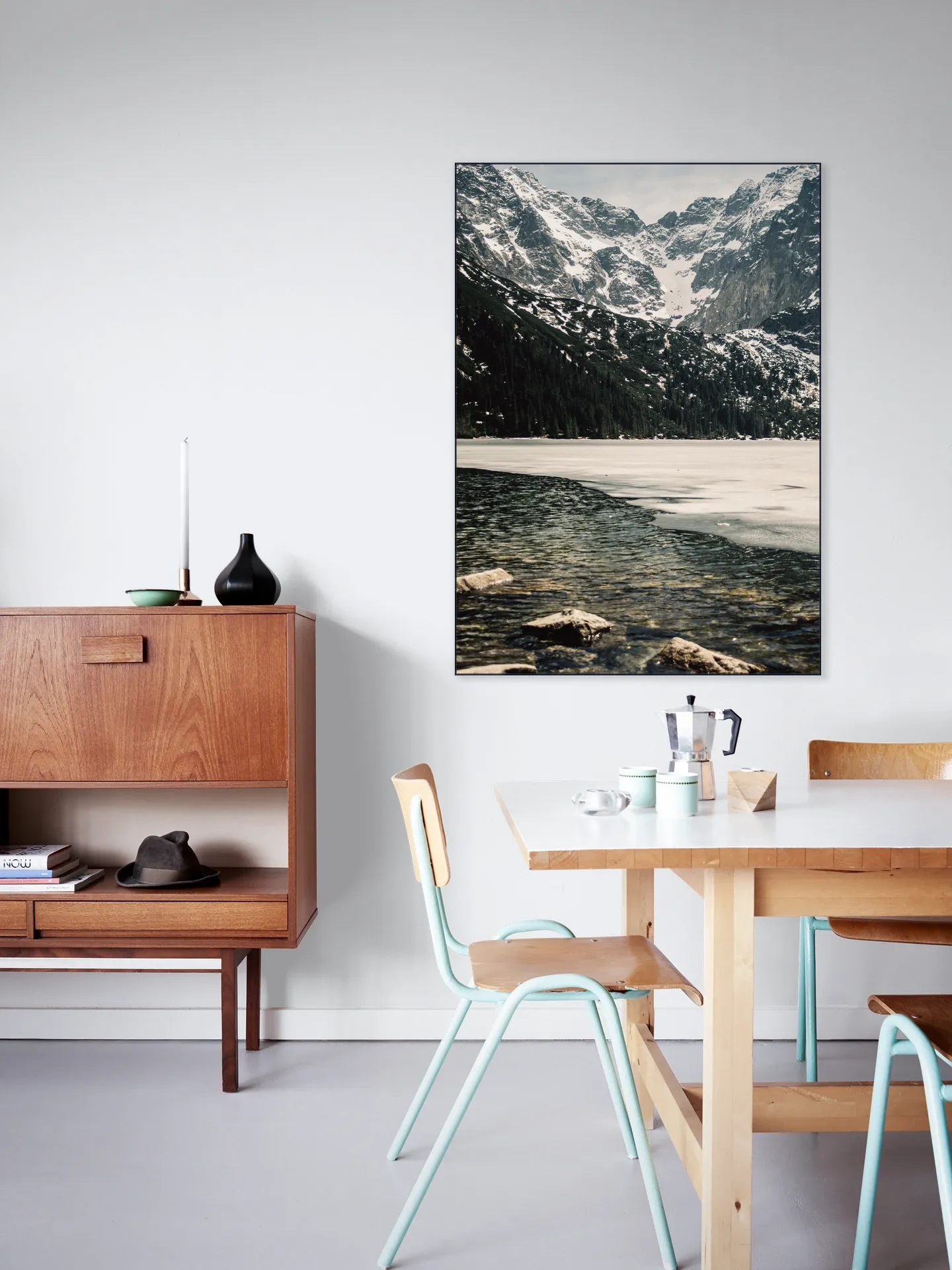 Winter Mountain Lake