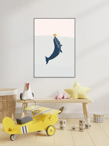 Blue Whale Sailing Boat