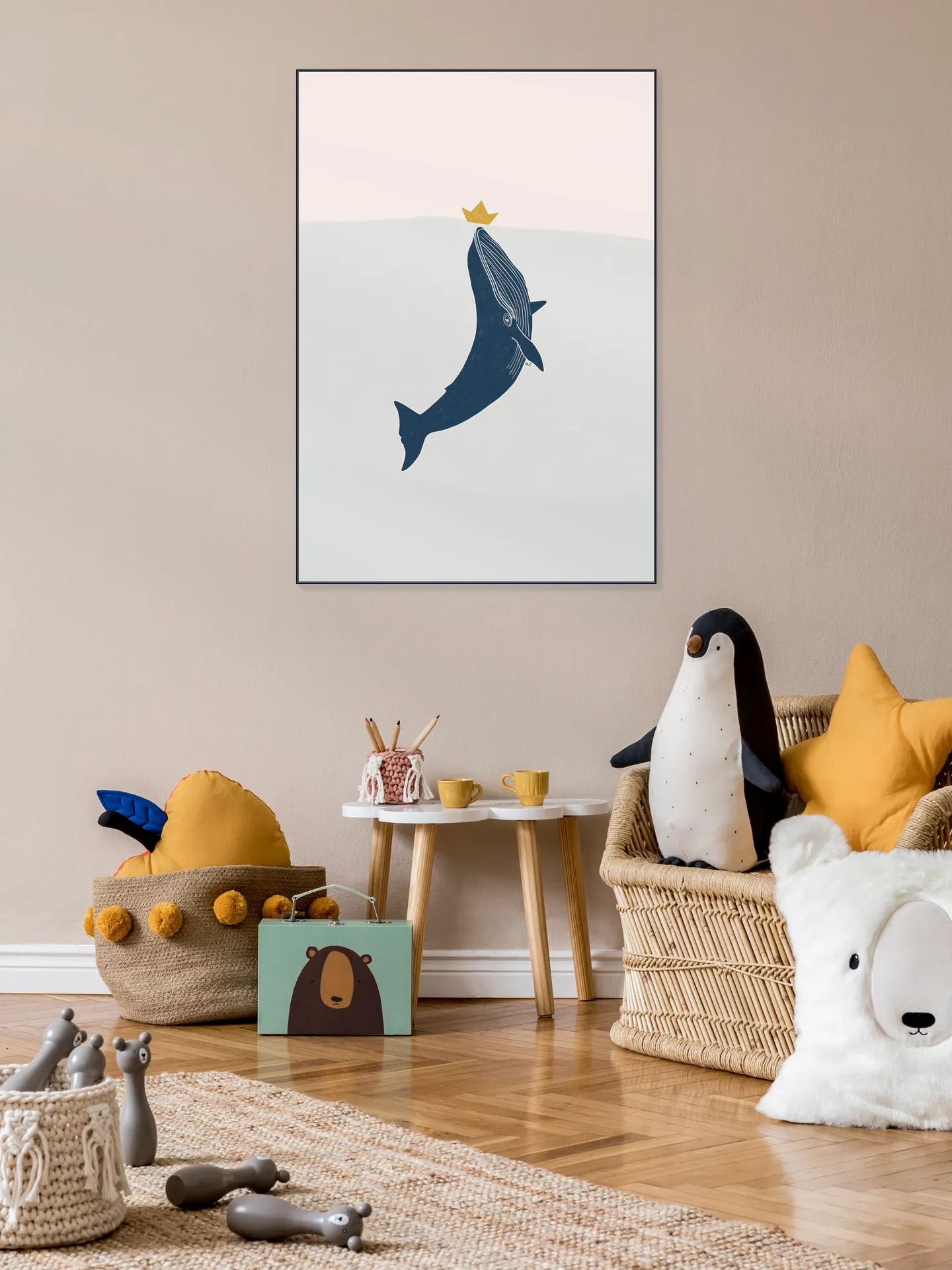 Blue Whale Sailing Boat