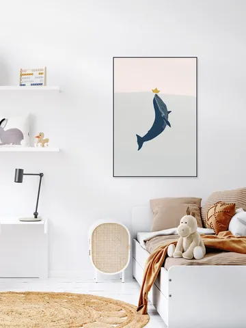 Blue Whale Sailing Boat