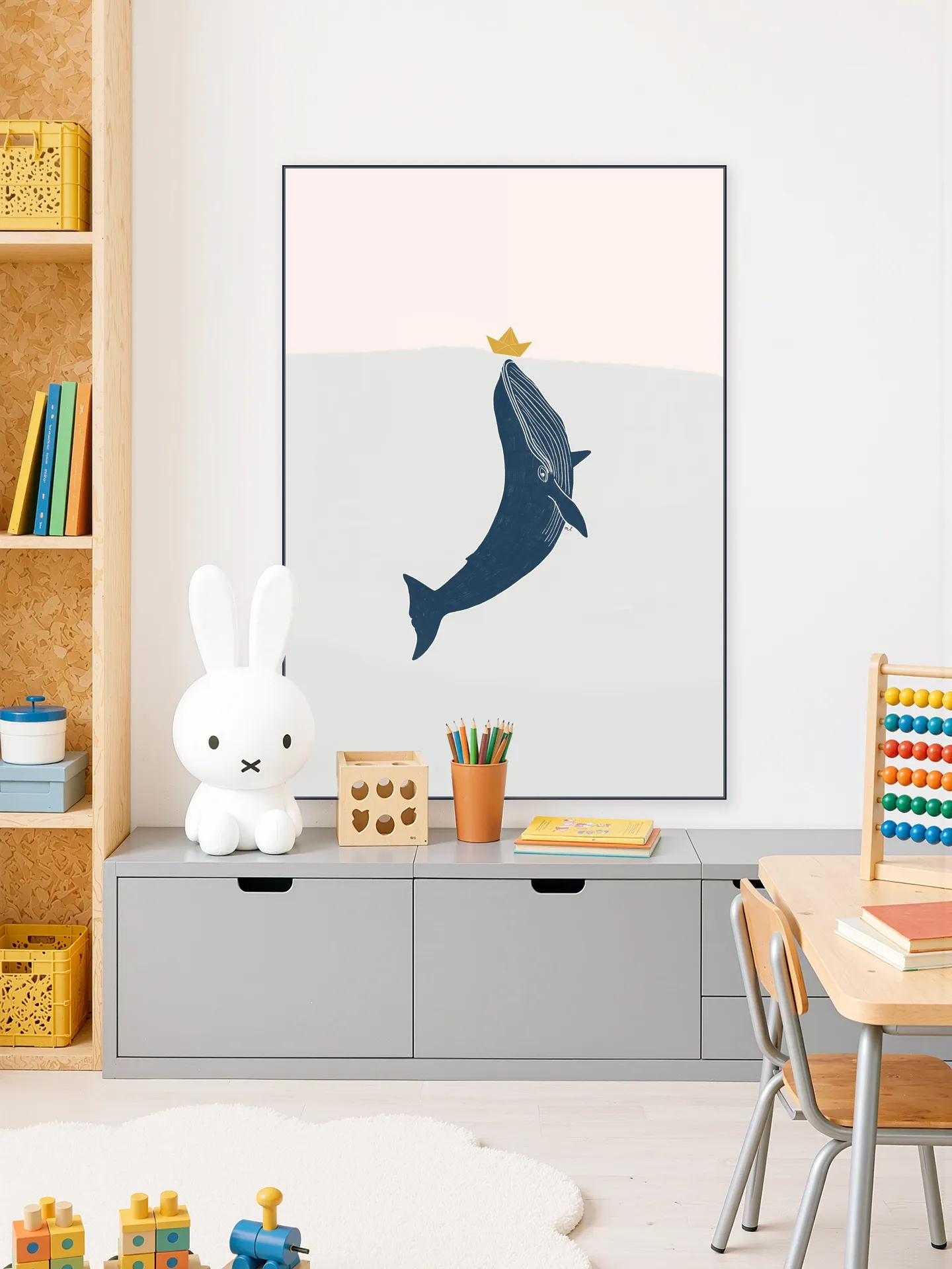 Blue Whale Sailing Boat