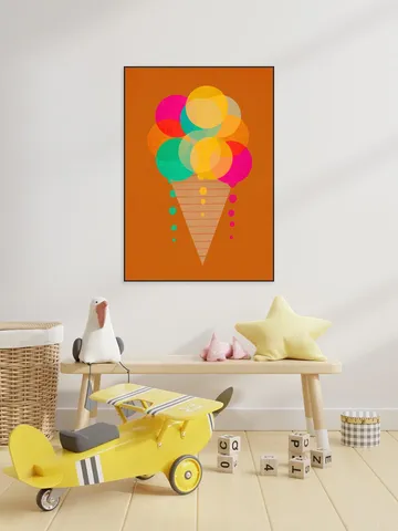 Neon Ice Cream