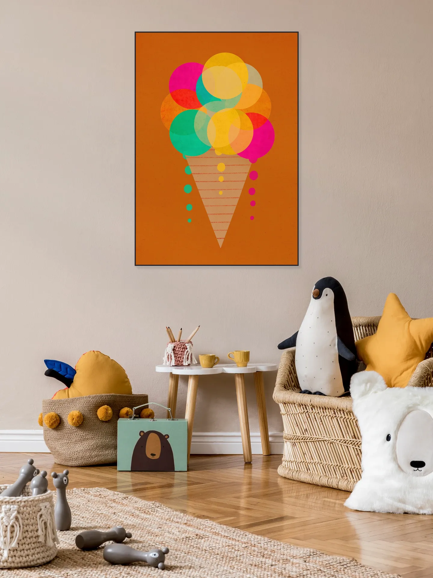 Neon Ice Cream