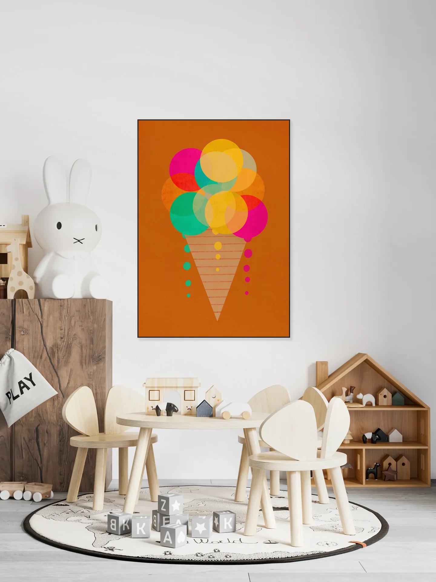 Neon Ice Cream