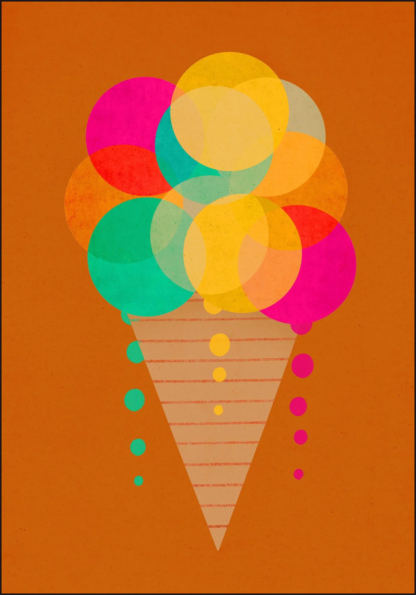 Neon Ice Cream