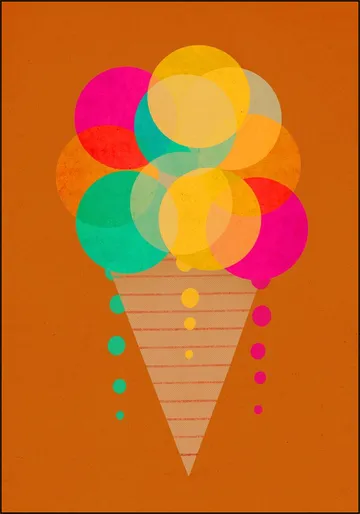 Neon Ice Cream