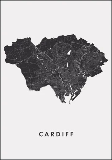 Cardiff City Map