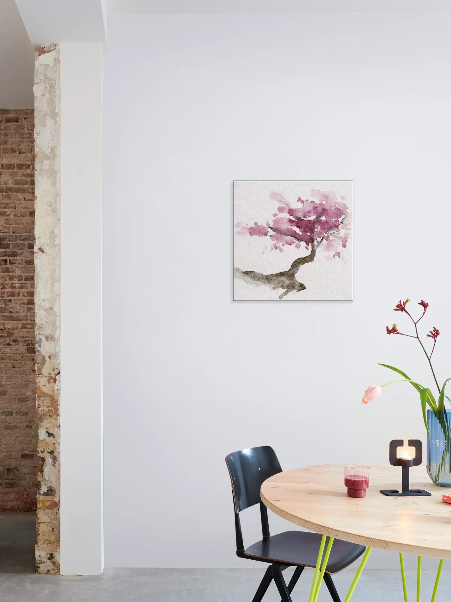 Japanese Tree with Pink Cherry Blossom