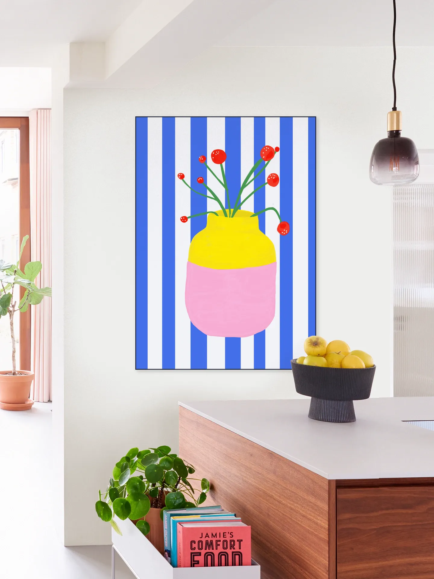 Mio Vaso blue Stripes