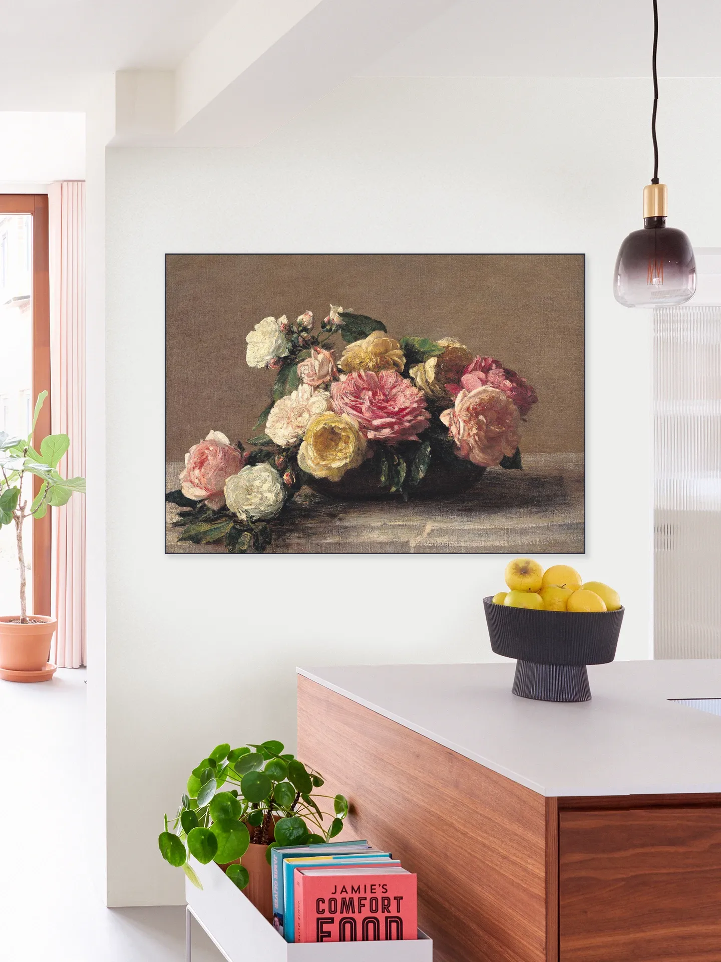 Roses in a Dish