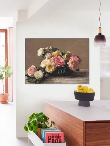 Roses in a Dish
