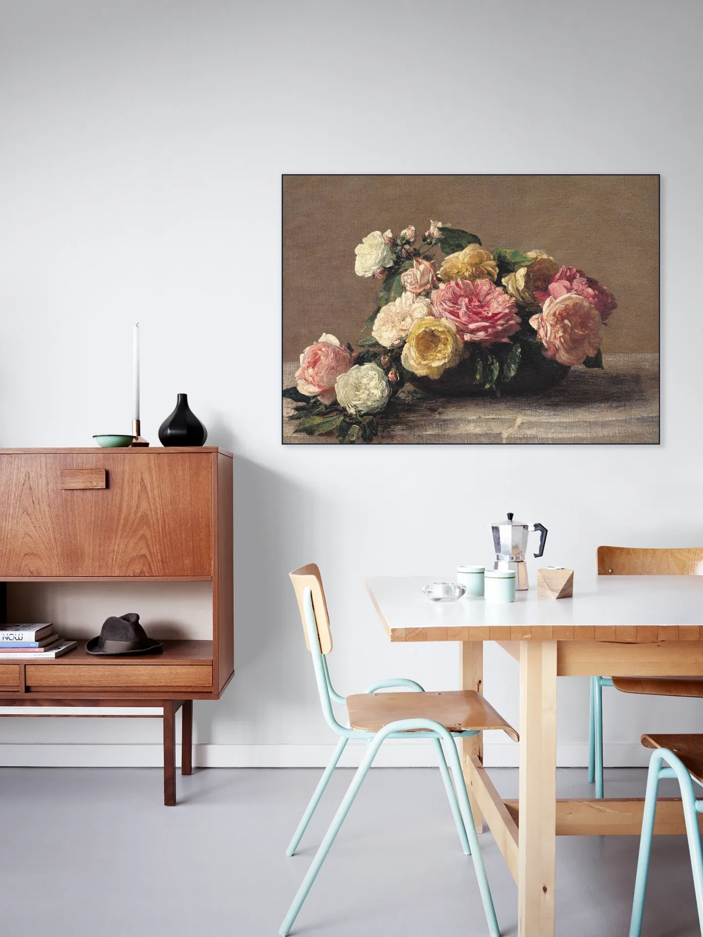Roses in a Dish
