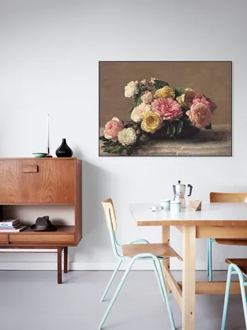 Roses in a Dish
