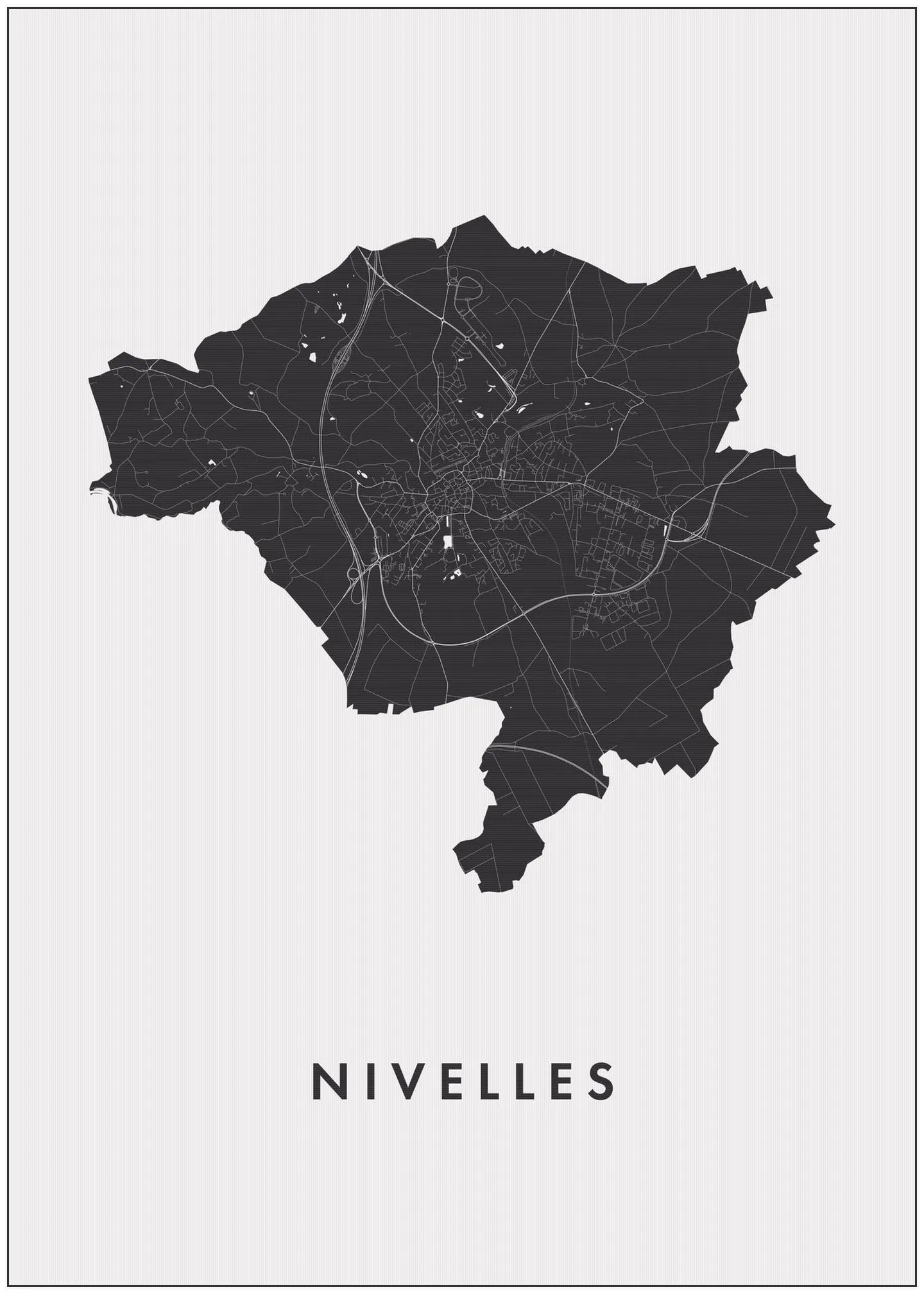 Nivelles City Map