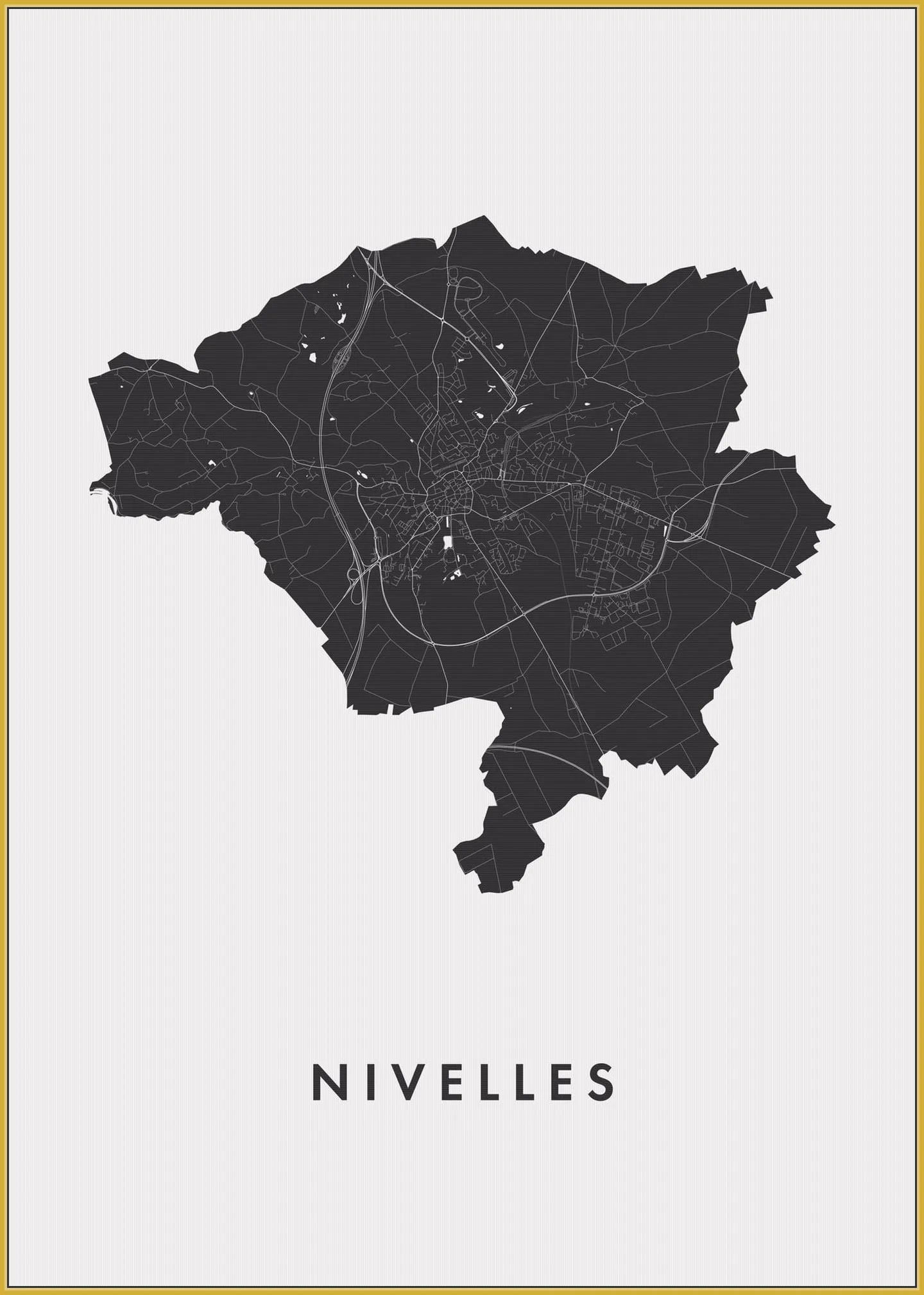 Nivelles City Map
