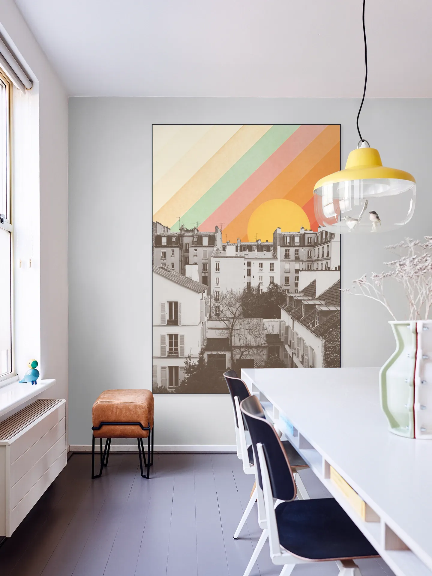 Rainbow Sky above Paris