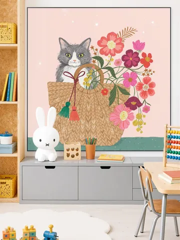 Cat Floral