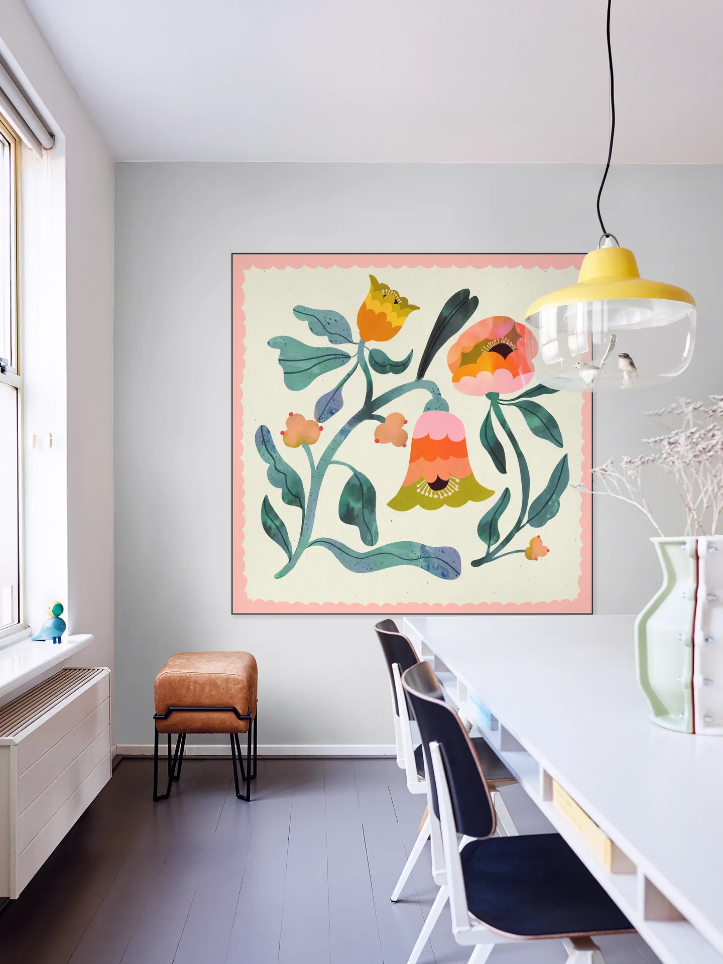 Pastel Peach Flower