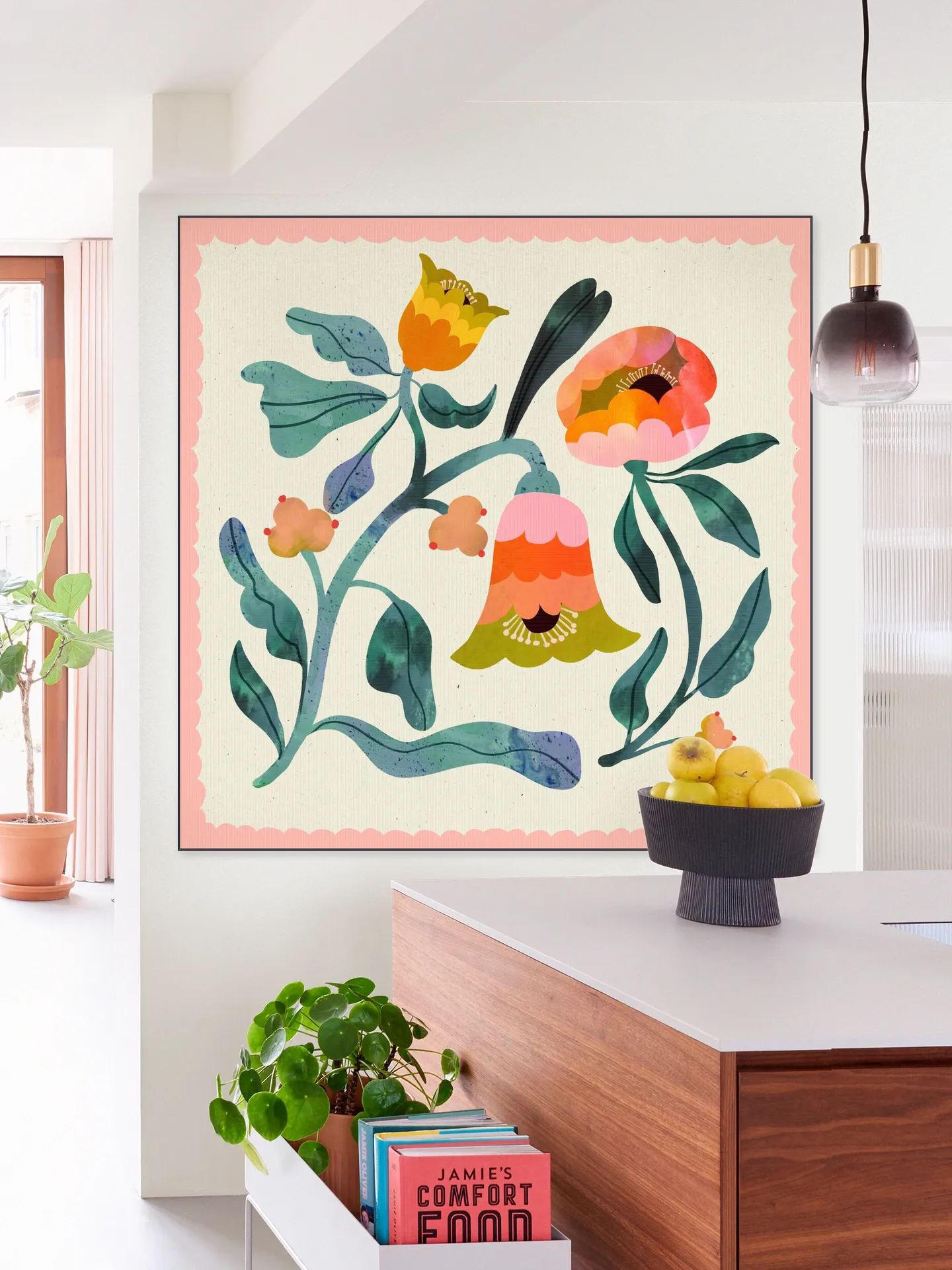 Pastel Peach Flower