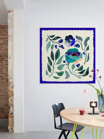 Royal Blue Flower