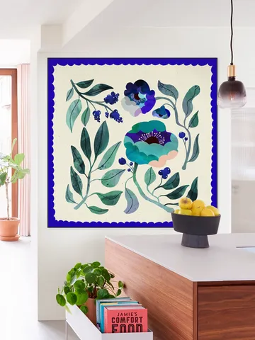 Royal Blue Flower