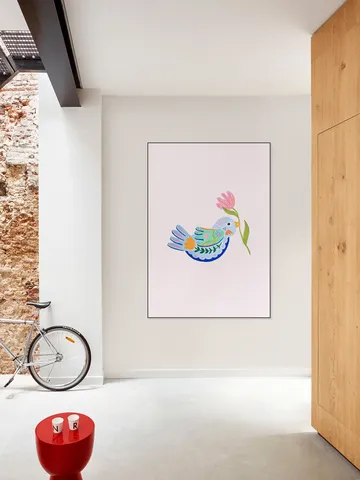 Floral Fantasy Bird