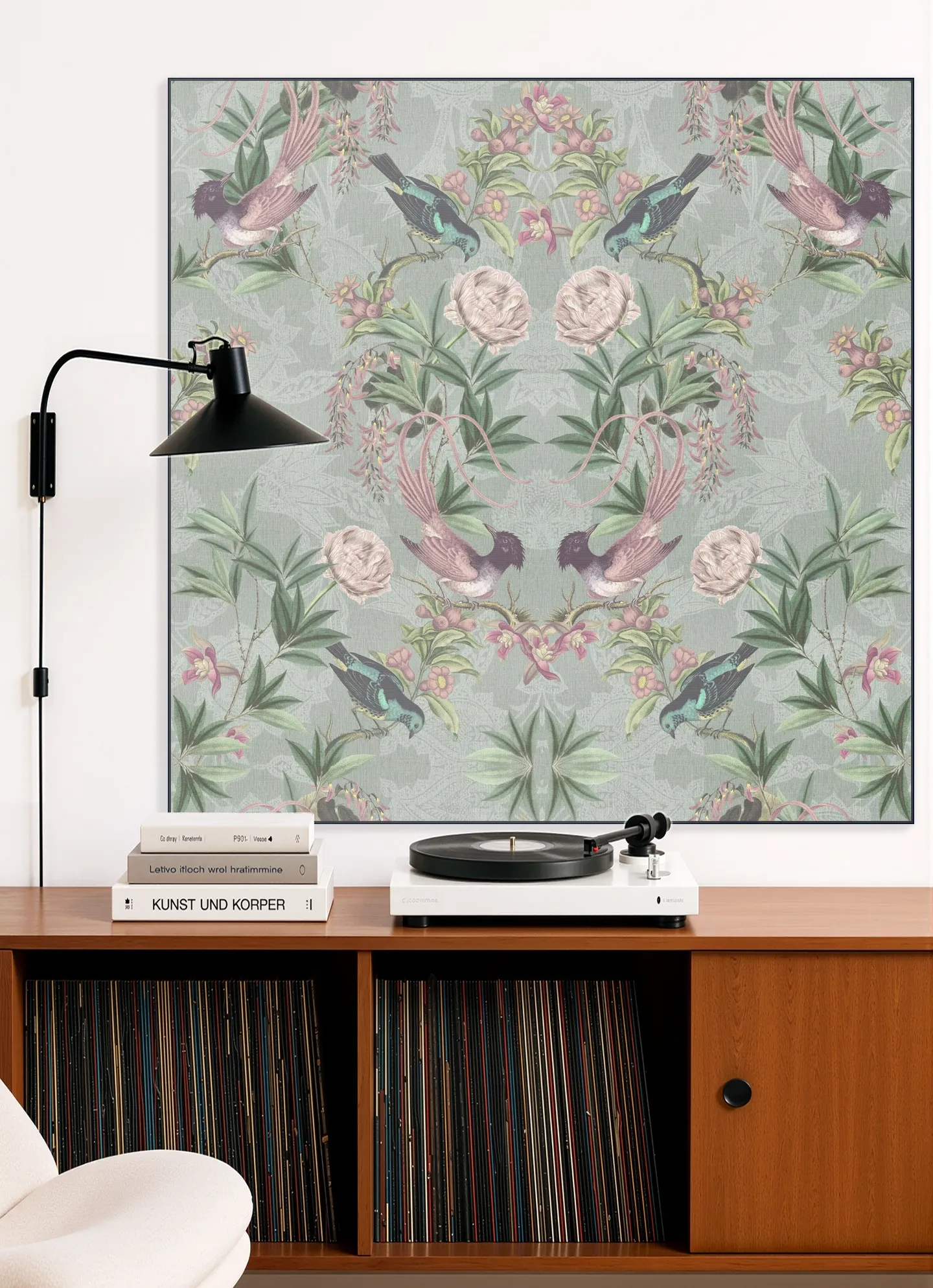 Rococo Birds and Flowers
