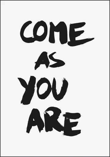 Come as You are white