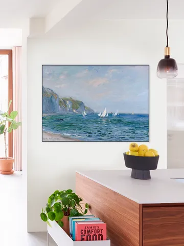 Cliffs and Sailboats at Pourville
