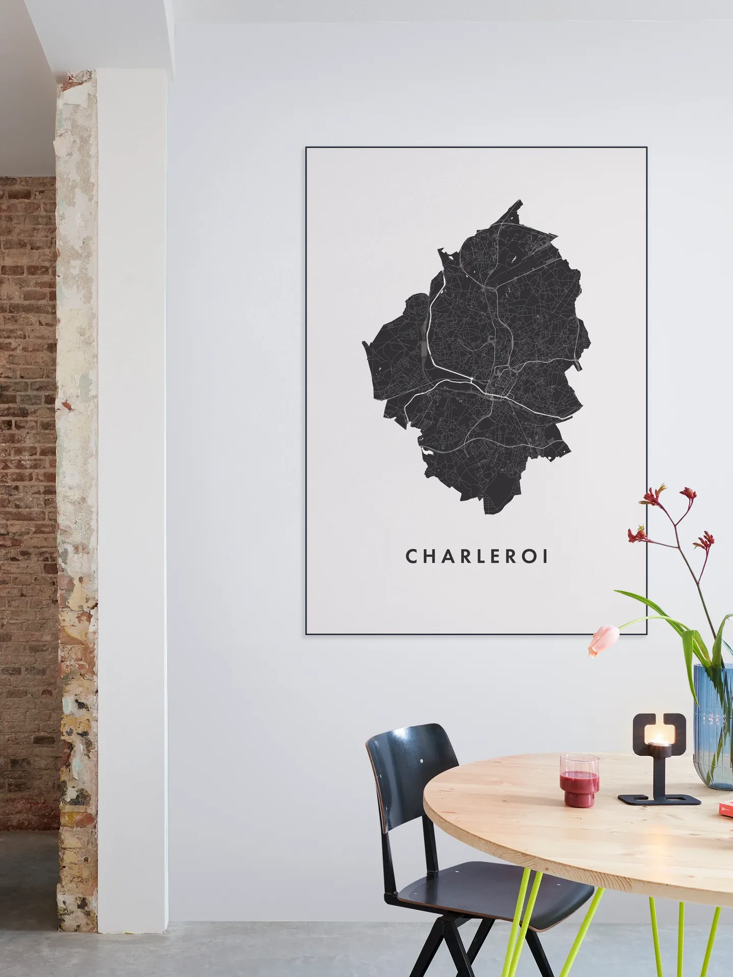 Charleroi City Map