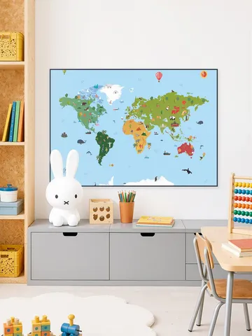 World Map Kids