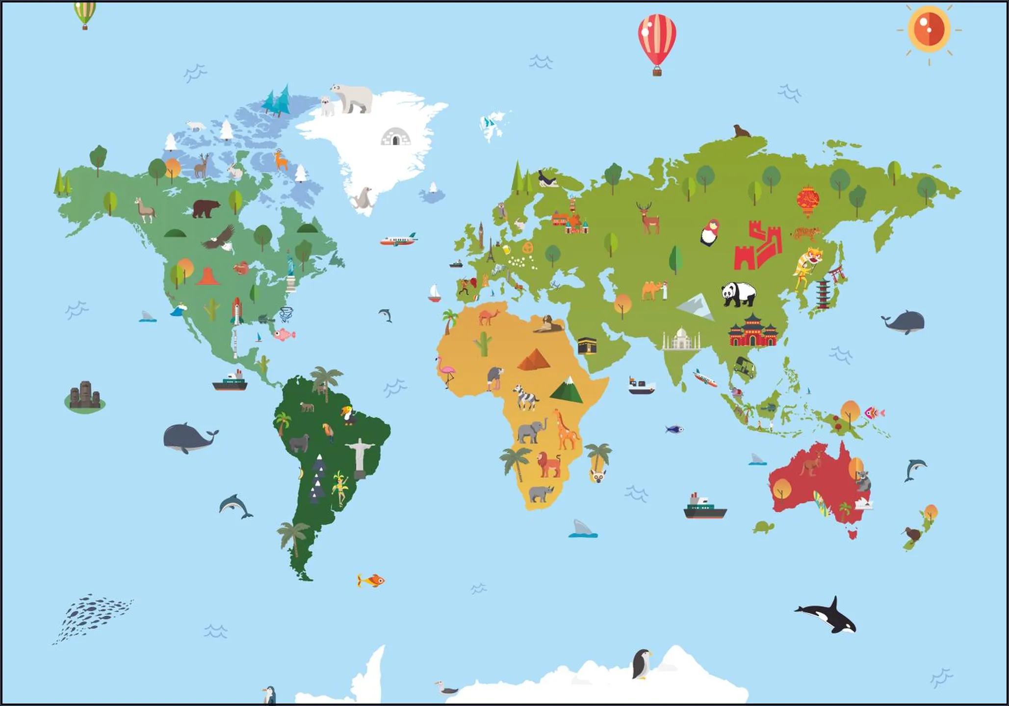 World Map Kids