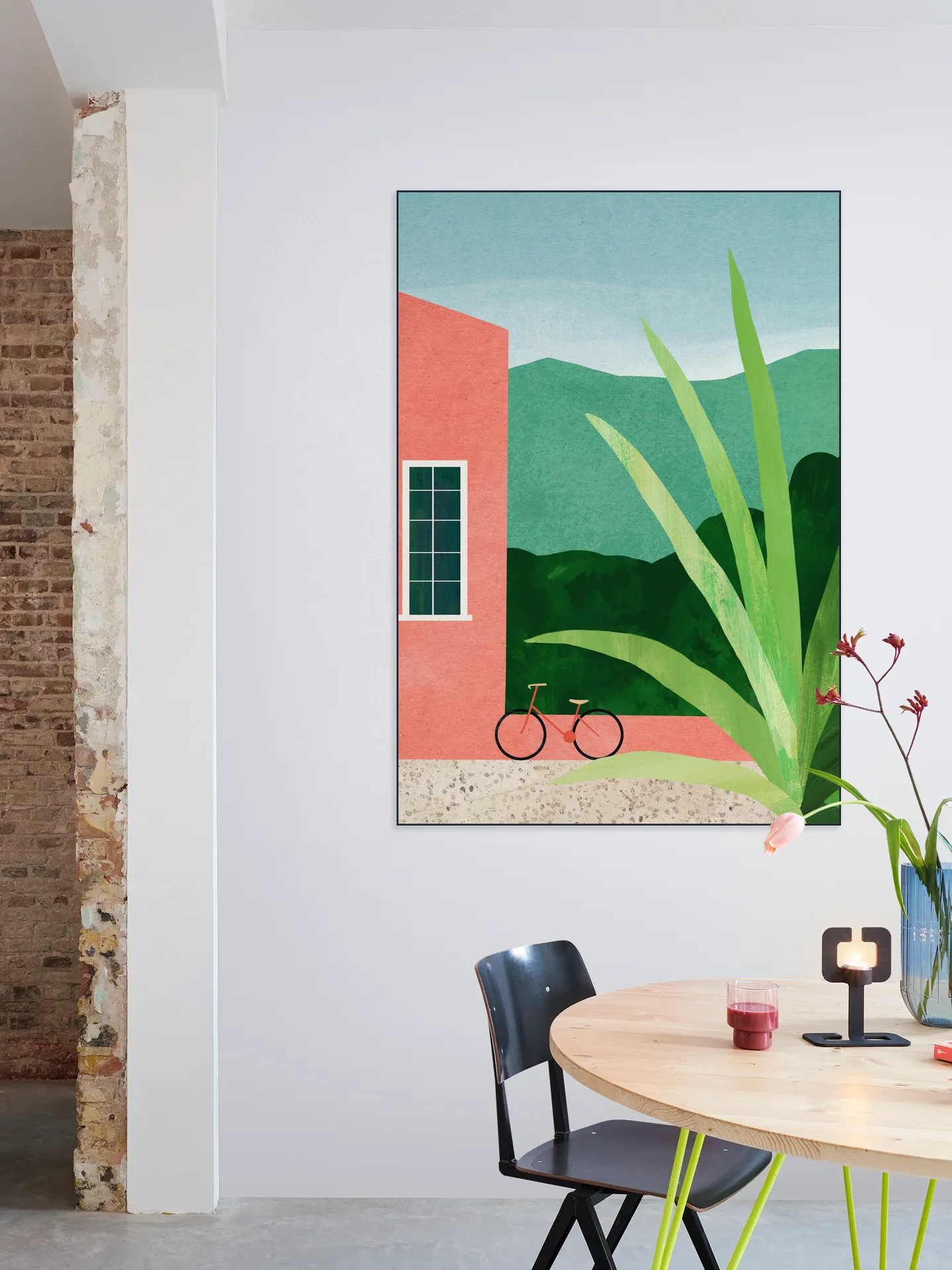 Bicycle Pink House