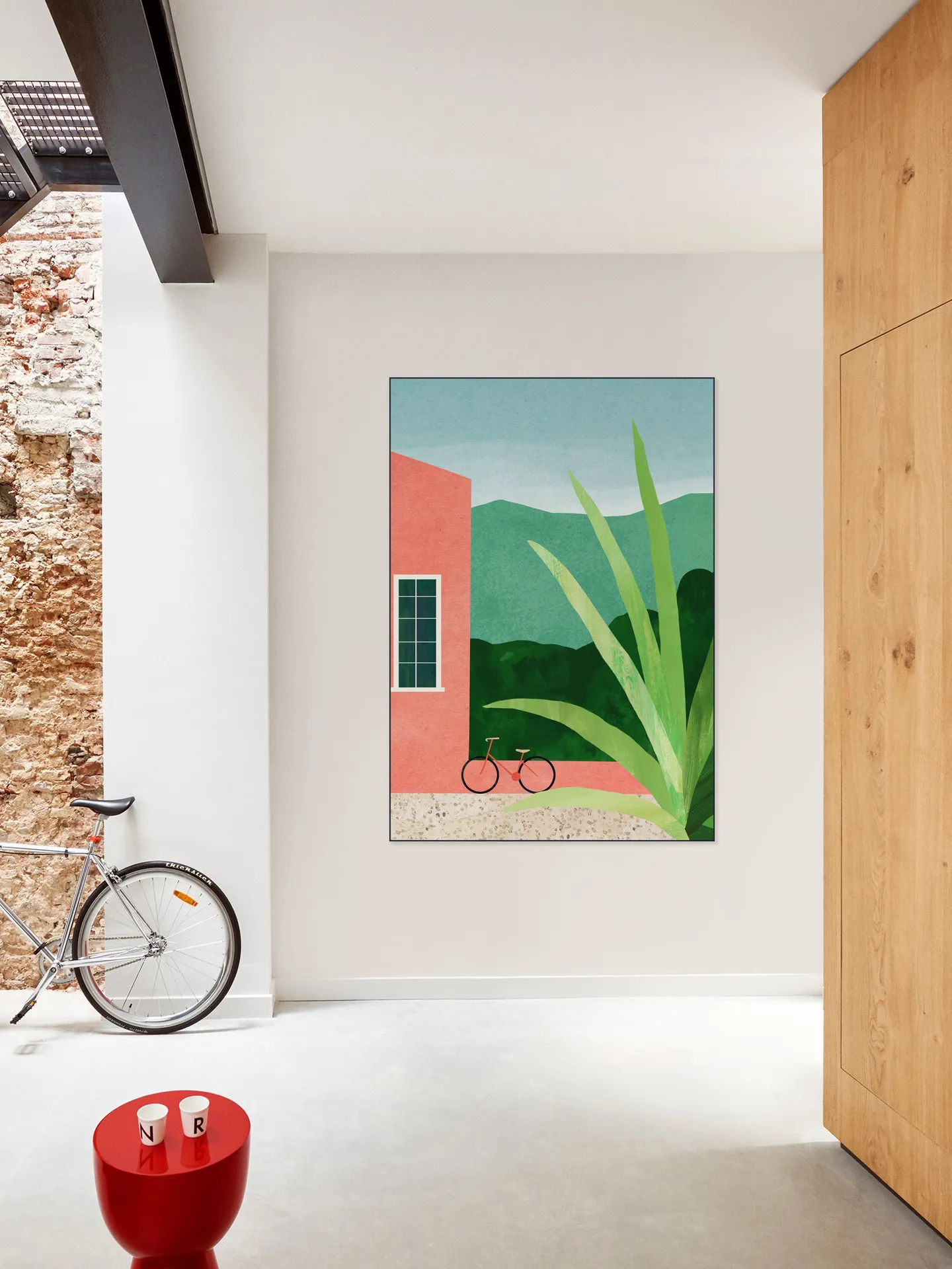 Bicycle Pink House