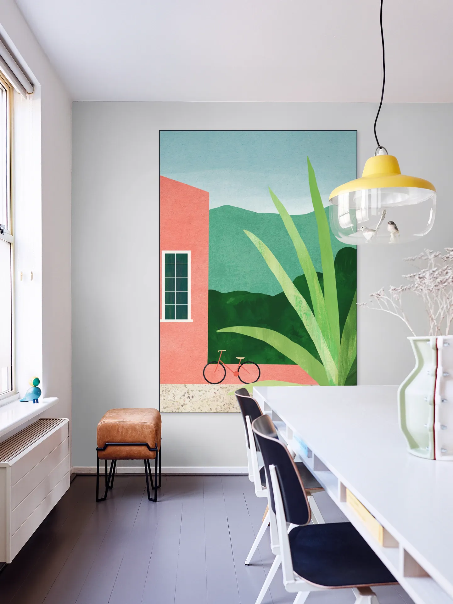 Bicycle Pink House