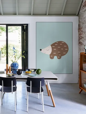 Happy Hedgehog Blue