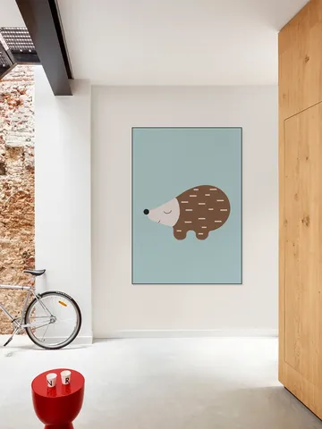 Happy Hedgehog Blue