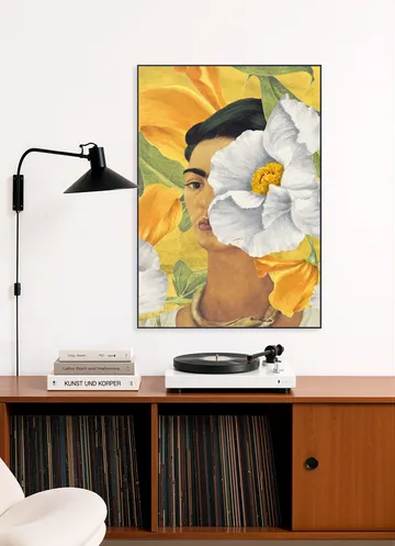 Frida in Yellow Garden