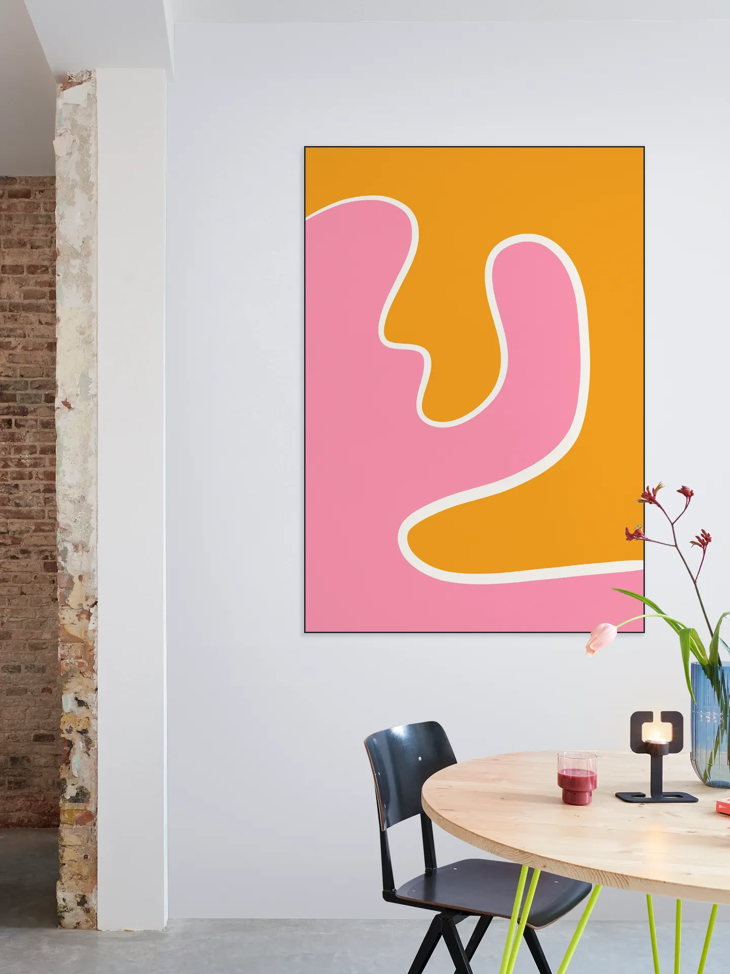 Groovy Swirl Pink Orange