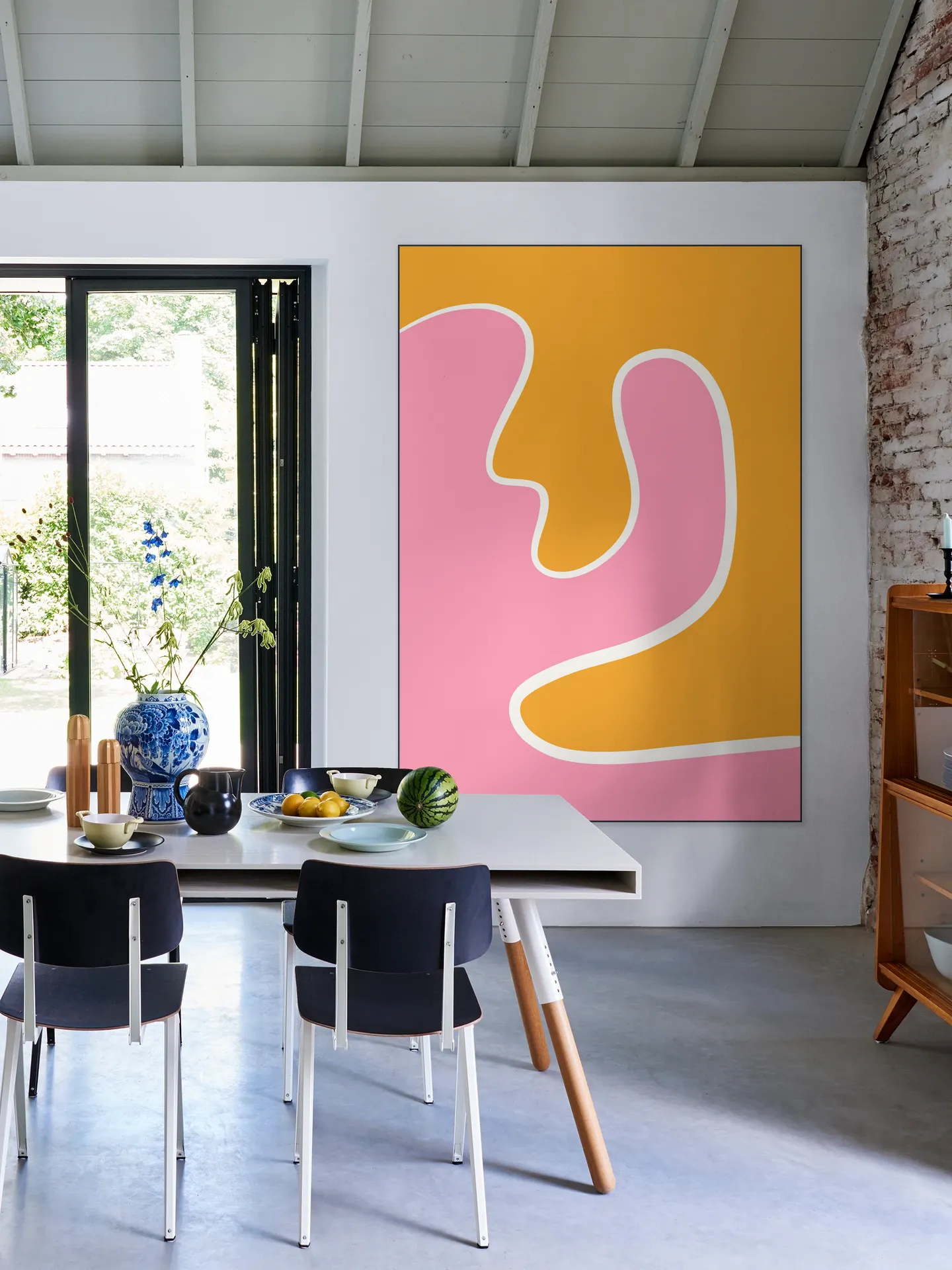 Groovy Swirl Pink Orange