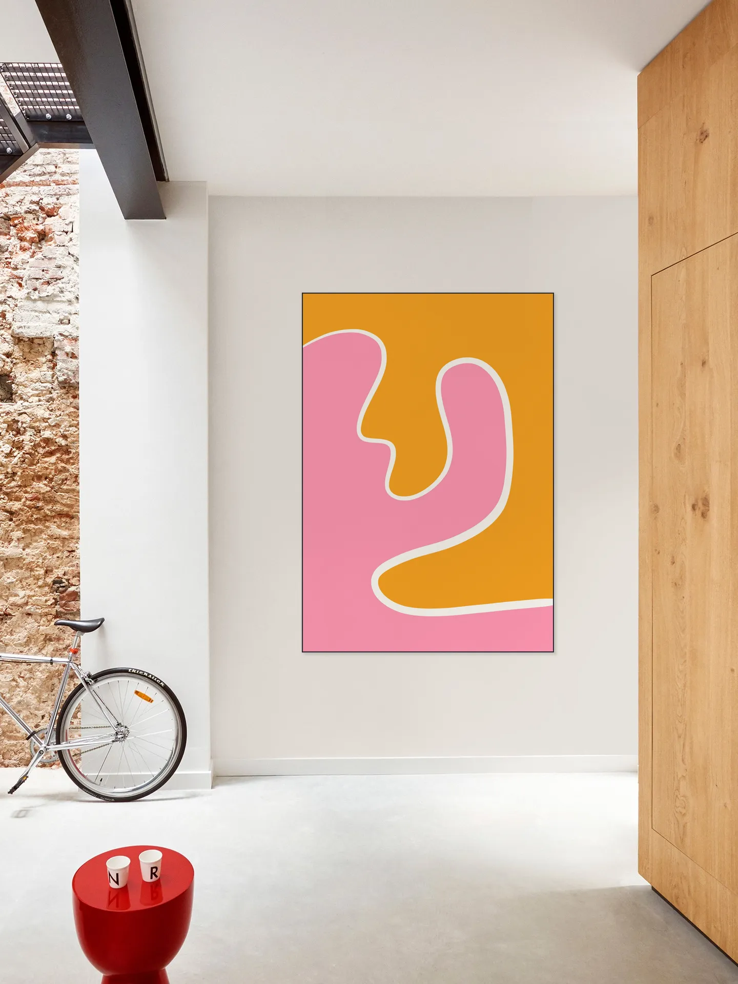 Groovy Swirl Pink Orange