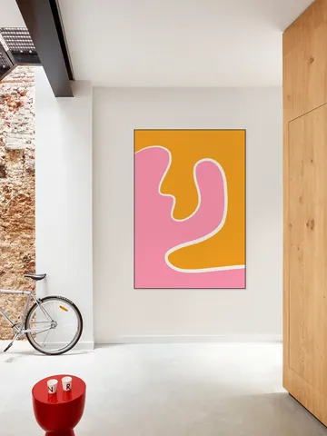 Groovy Swirl Pink Orange