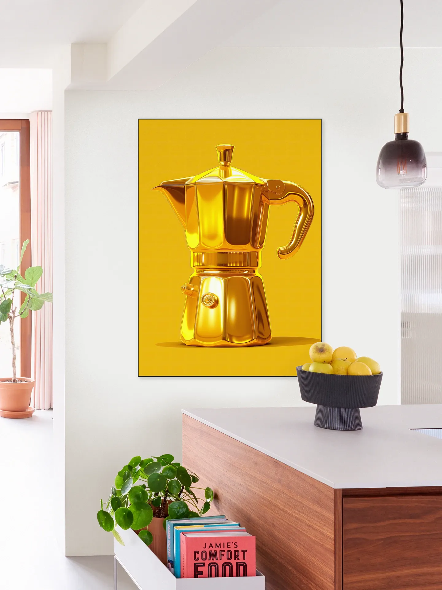 Golden Yellow Percolator