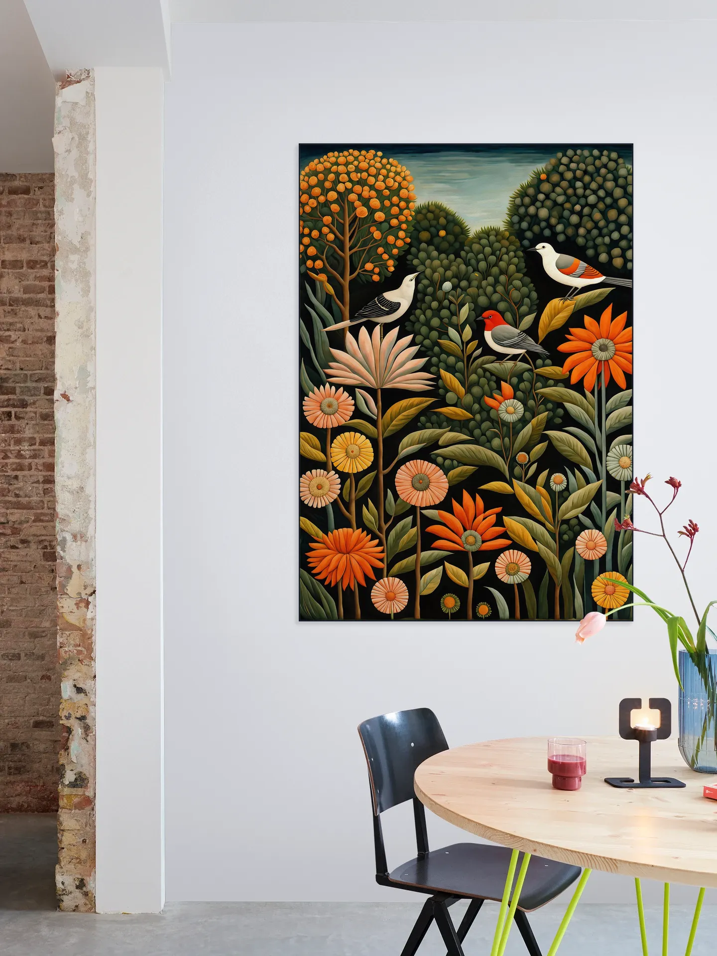 Feathered Florals