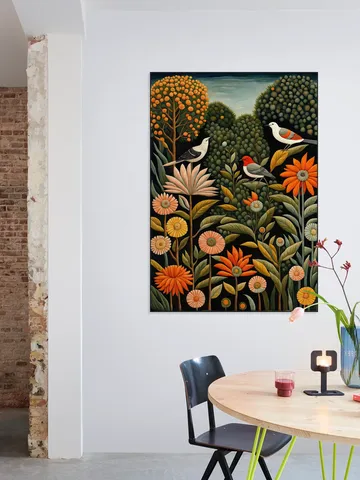 Feathered Florals