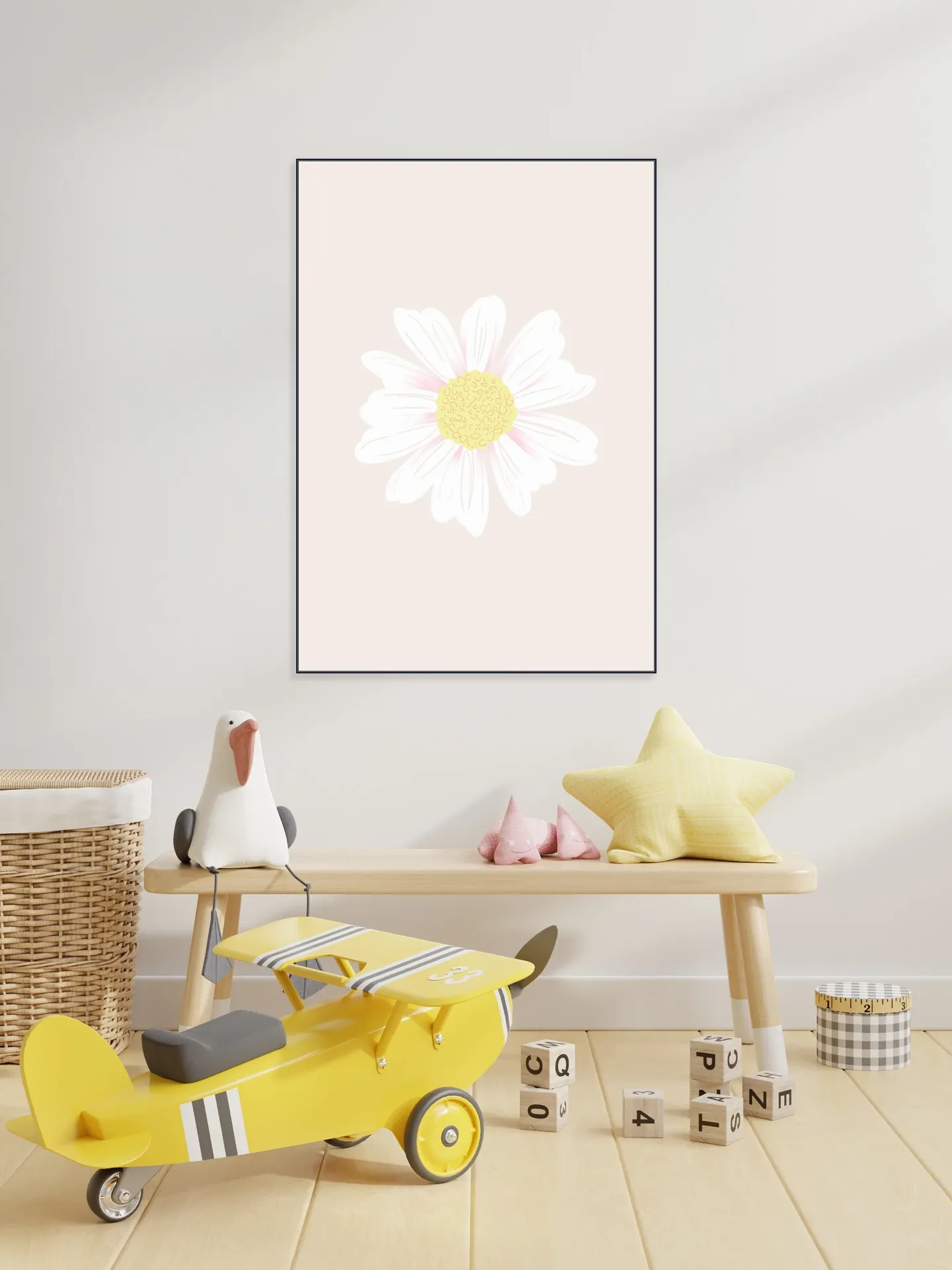 Daisy Blossom Beige