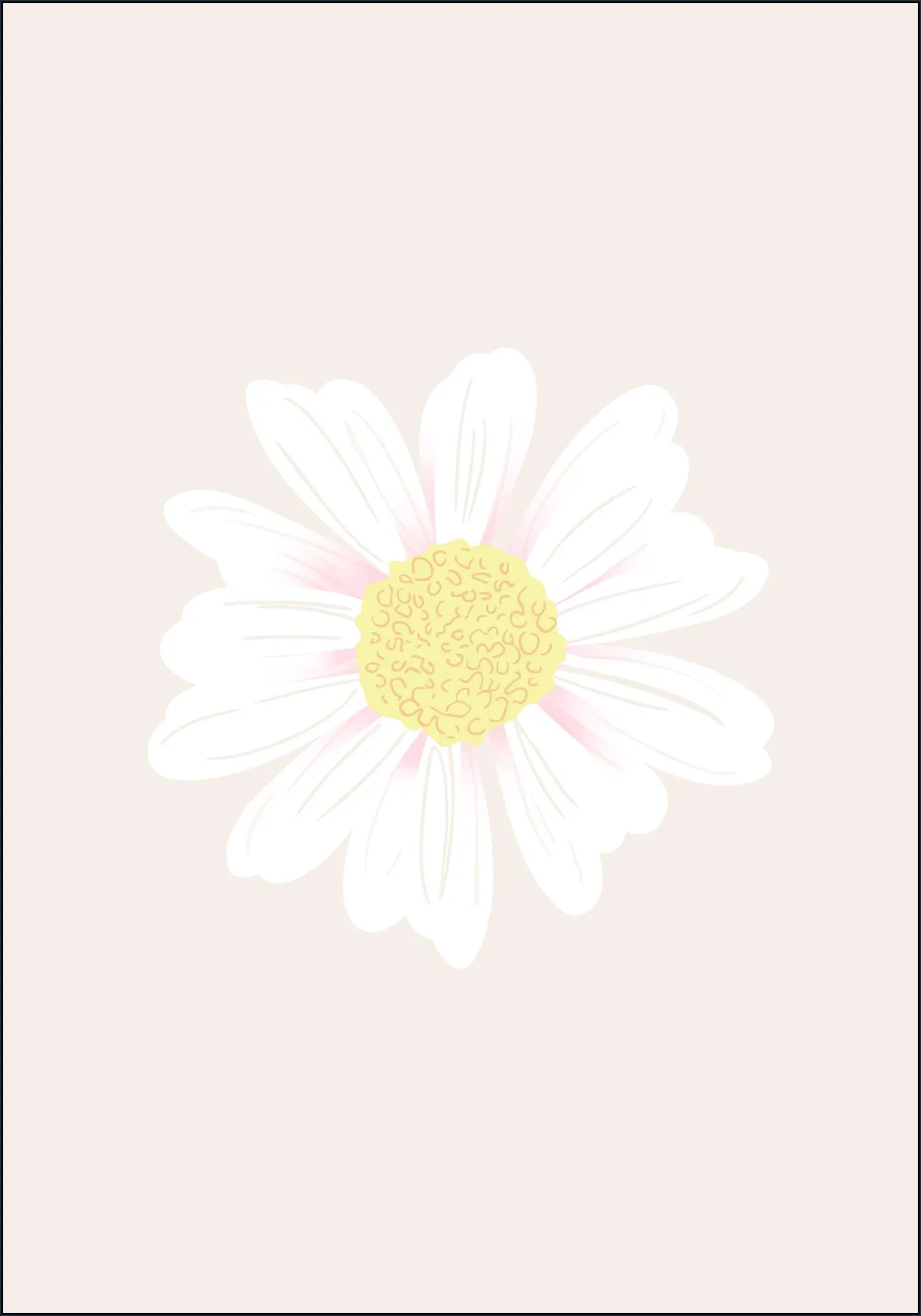Daisy Blossom Beige
