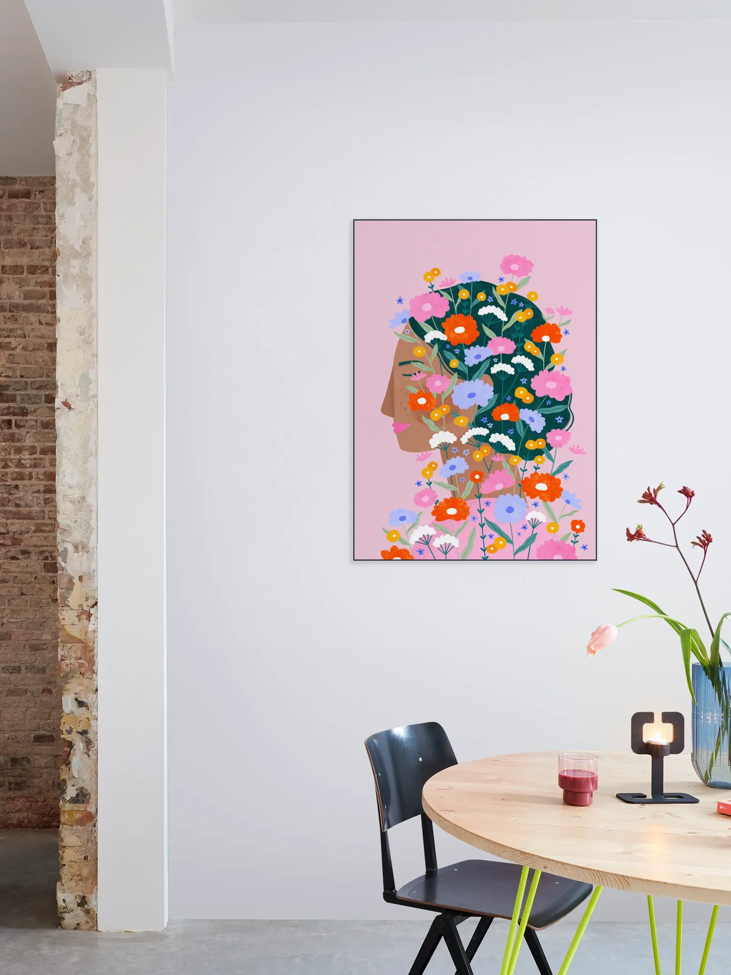 Colourful Flower Lady
