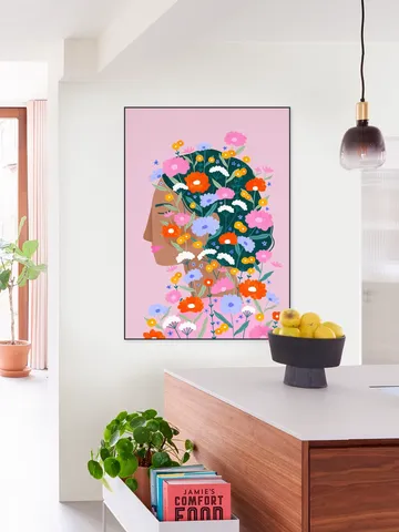 Colourful Flower Lady