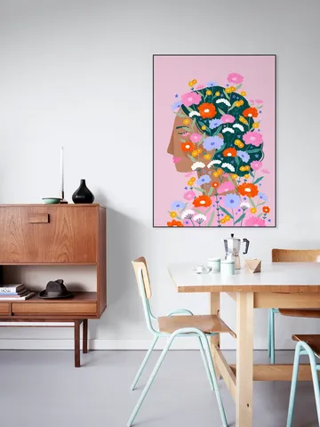 Colourful Flower Lady